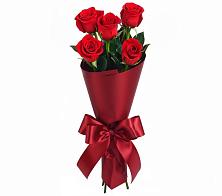 Букет 5 Красных роз Эдлесс Лав в Казанское Тюменская область