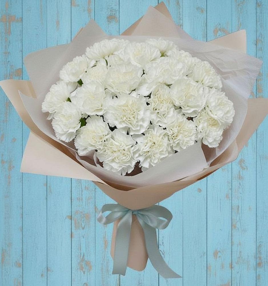 Букет цветов из: Гвоздики в Казанское Тюменская область