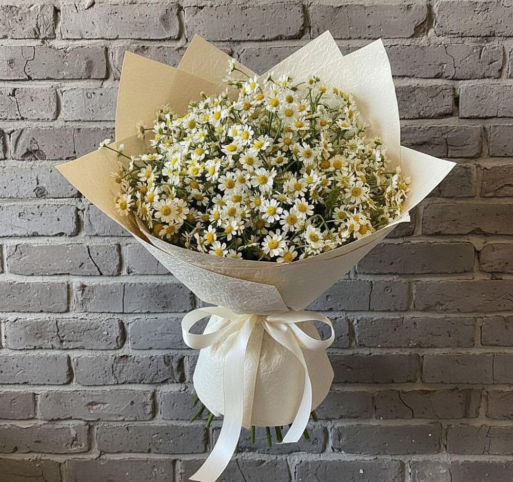 Букет цветов из: Ромашки в Казанское Тюменская область