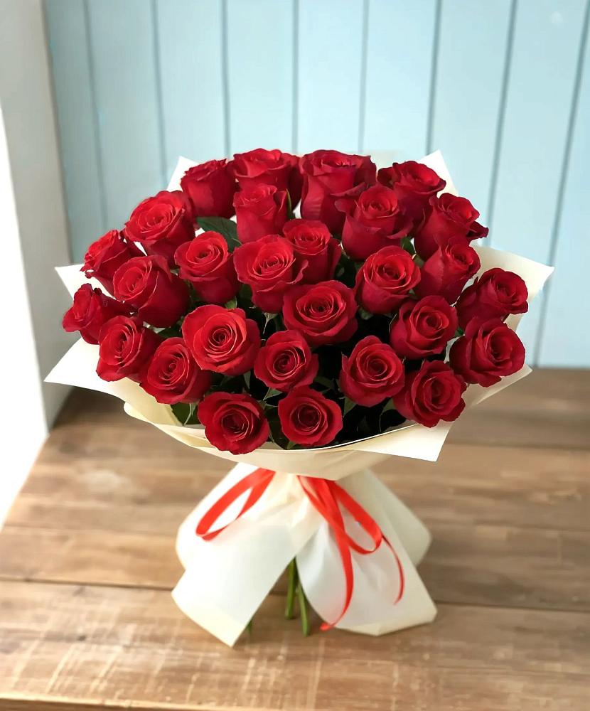 Букет 29 Красных роз в Казанское Тюменская область