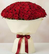 Букет 101 Красная роза Милано в Казанское Тюменская область