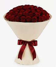 Букет 101 Бордовая роза Блэк Бакарра в Казанское Тюменская область