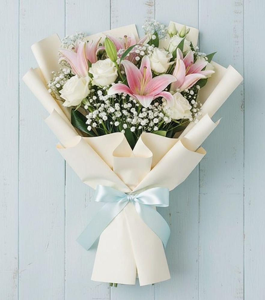 Букет цветов из: Лилии в Казанское Тюменская область