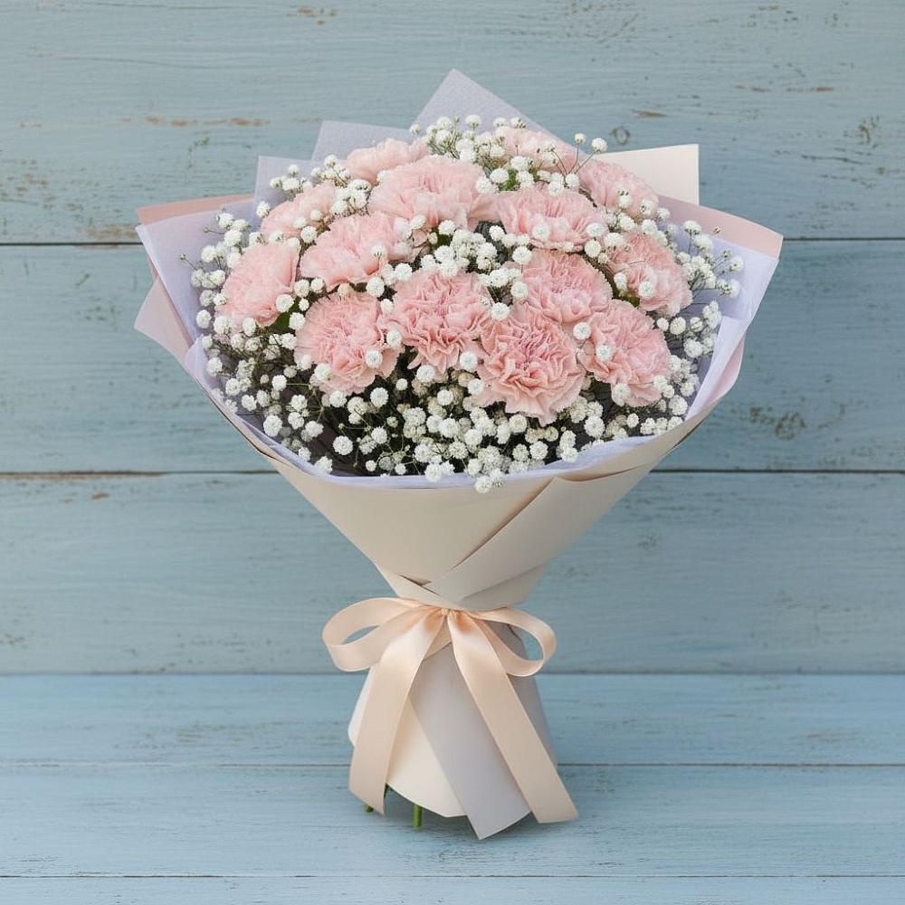 Букет цветов из: Гвоздики в Казанское Тюменская область