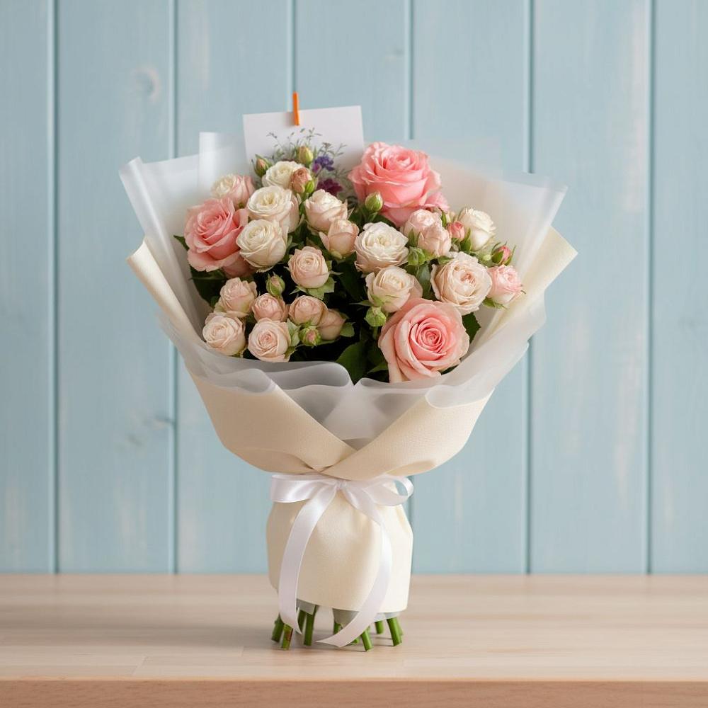 Букет цветов из: Розы в Казанское Тюменская область