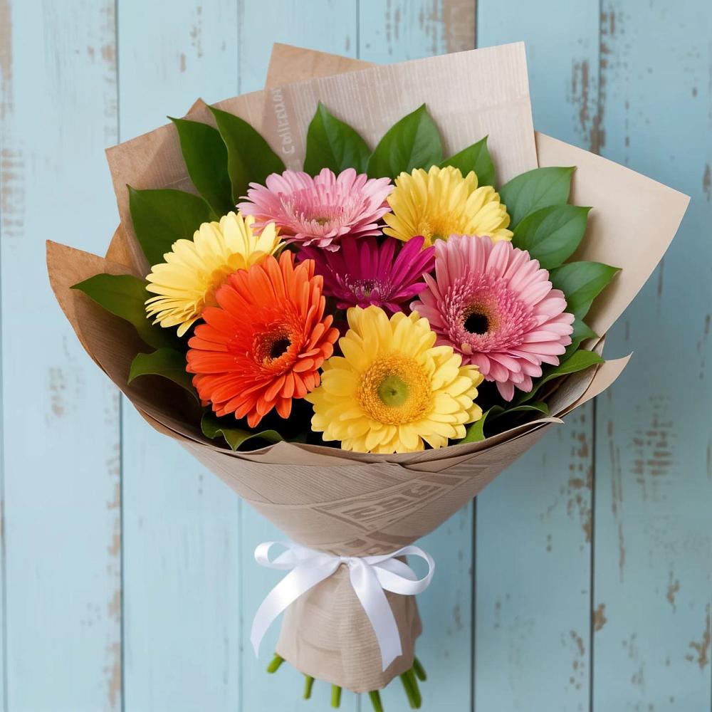Букет цветов из: Герберы в Казанское Тюменская область