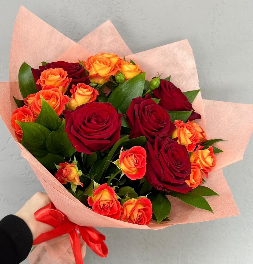 Букет Любовь и восторг в Казанское Тюменская область