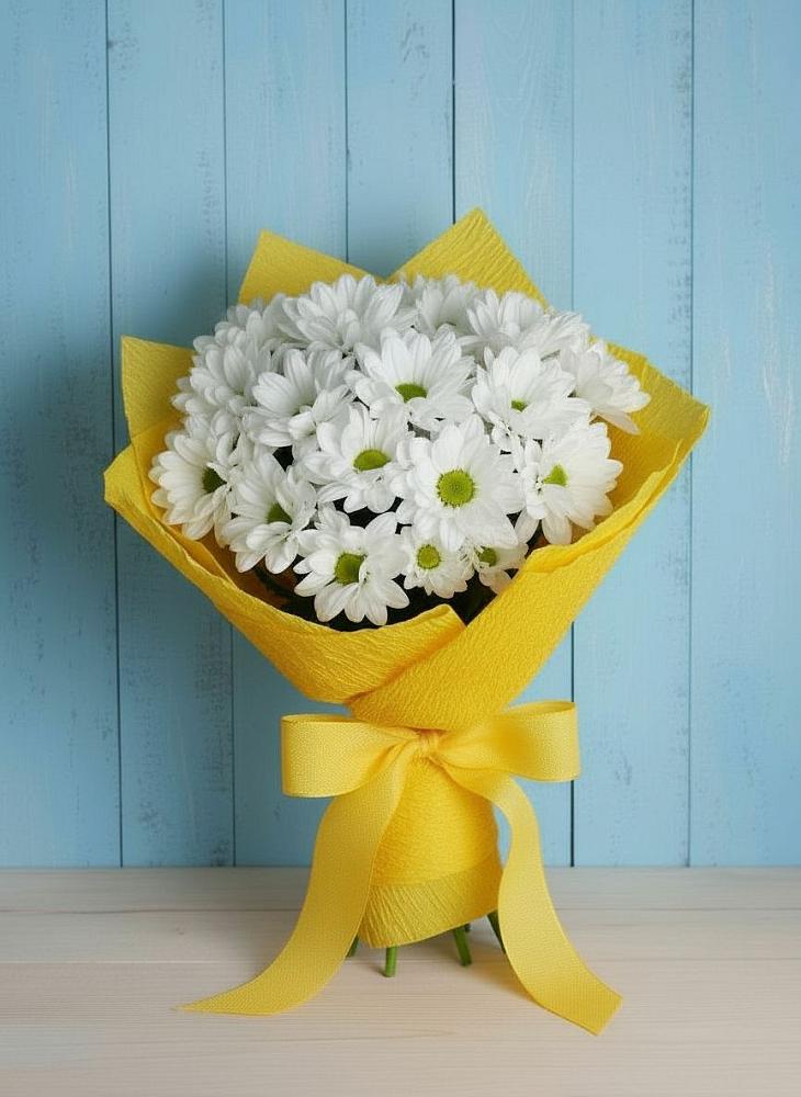 Букет цветов из: Хризантемы в Казанское Тюменская область