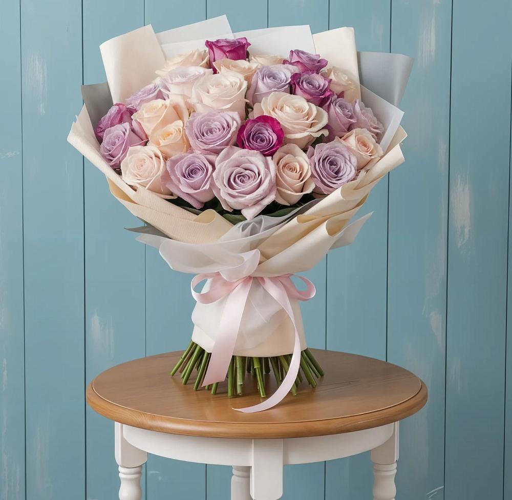 Букет цветов из: Розы в Казанское Тюменская область