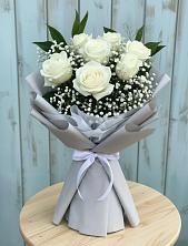 Букет цветов из:  Розы в Казанское Тюменская область