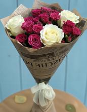 Букет цветов из:  Розы в Казанское Тюменская область