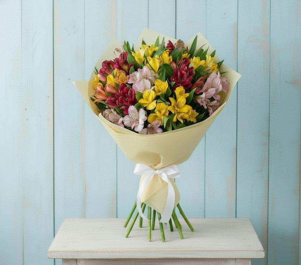 Букет цветов из: Альстромерии в Казанское Тюменская область