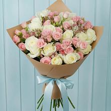 Букет цветов из:  Розы в Казанское Тюменская область